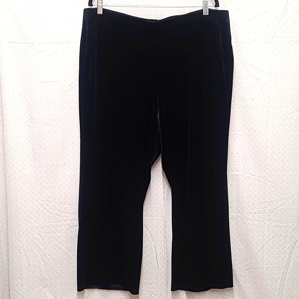 J.Jill Wearever Collection velvet/velour pants size 2x